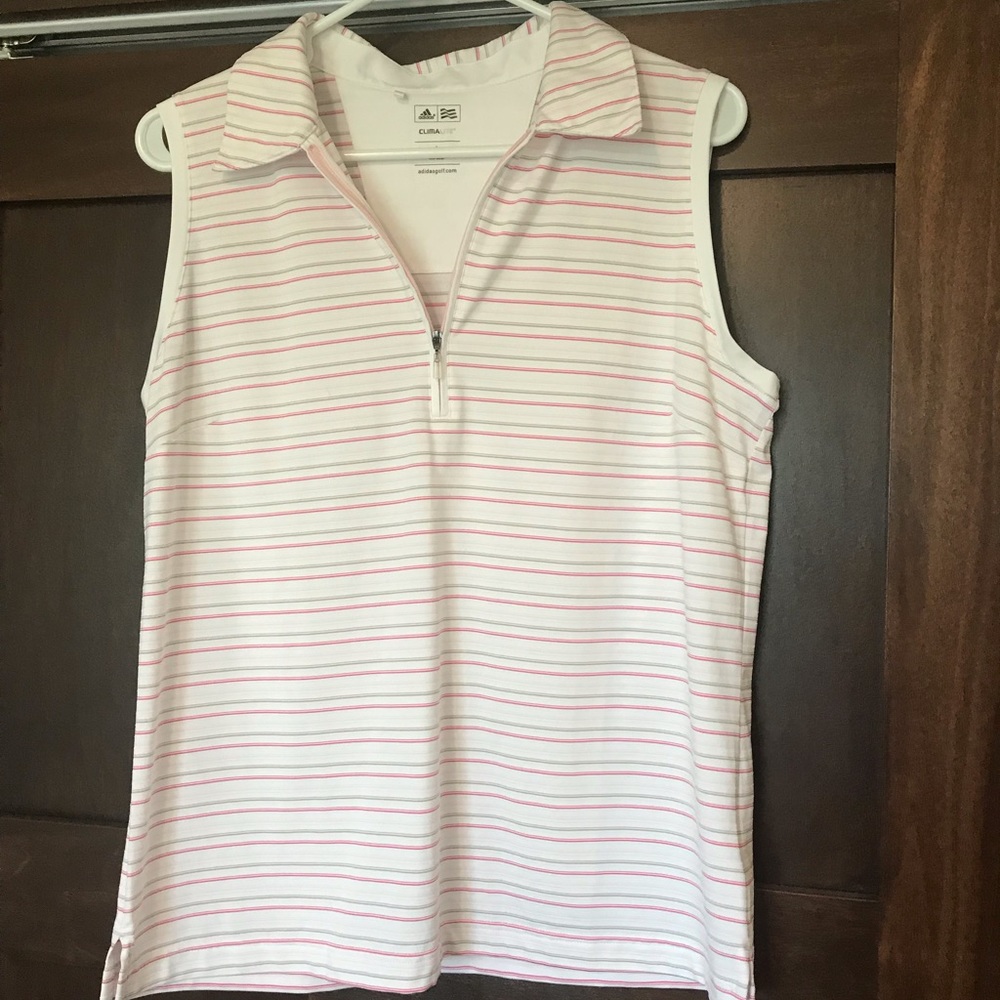 Adidas ClimaLite Sleeveless Golf Polo